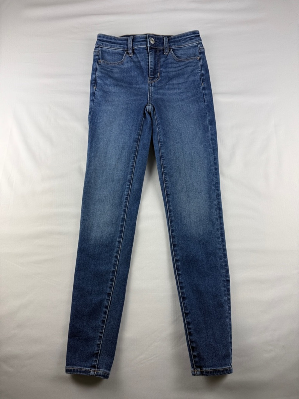 American Eagle Hi-Rise Jegging Skinny Jeans Dark Wash Stretch Women's Size 0